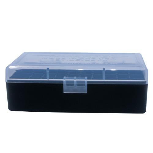 Berry's #407 Ammo Box .44 Caliber 50rd Clear Lid Black Base