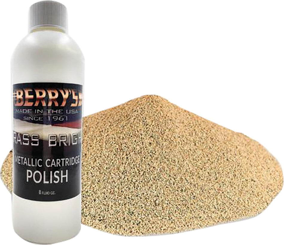 Berry's 6 lb Corn Media & 8 oz Brass Polish Combo Pack