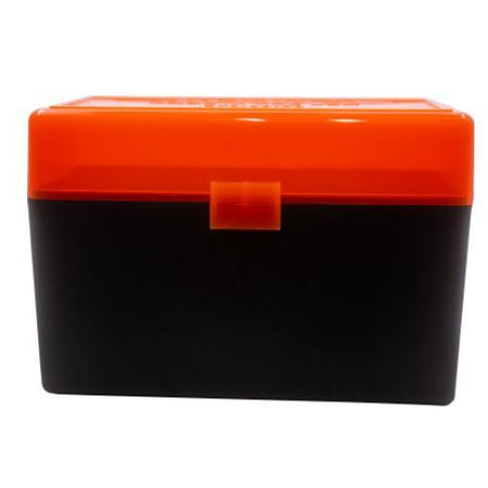Berry's #410 50rd Ammo Storage Box .270/.30-06 Hunter Orange Black Flip-Top