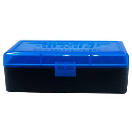Berry's Model #407 .44 Caliber 50rd Blue Lid Black Base Ammo Box