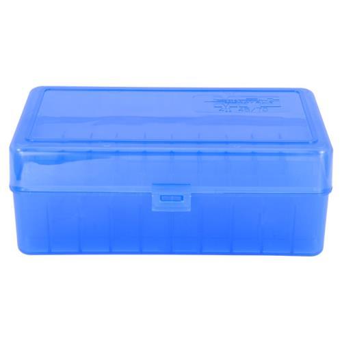 Berry's Mfg Model 411 Flip Top Ammo Box 50 Round Blue .45/70