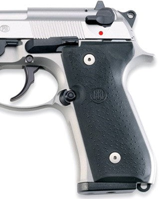 Beretta 92/96 Replacement Rubber Black Grip Panels
