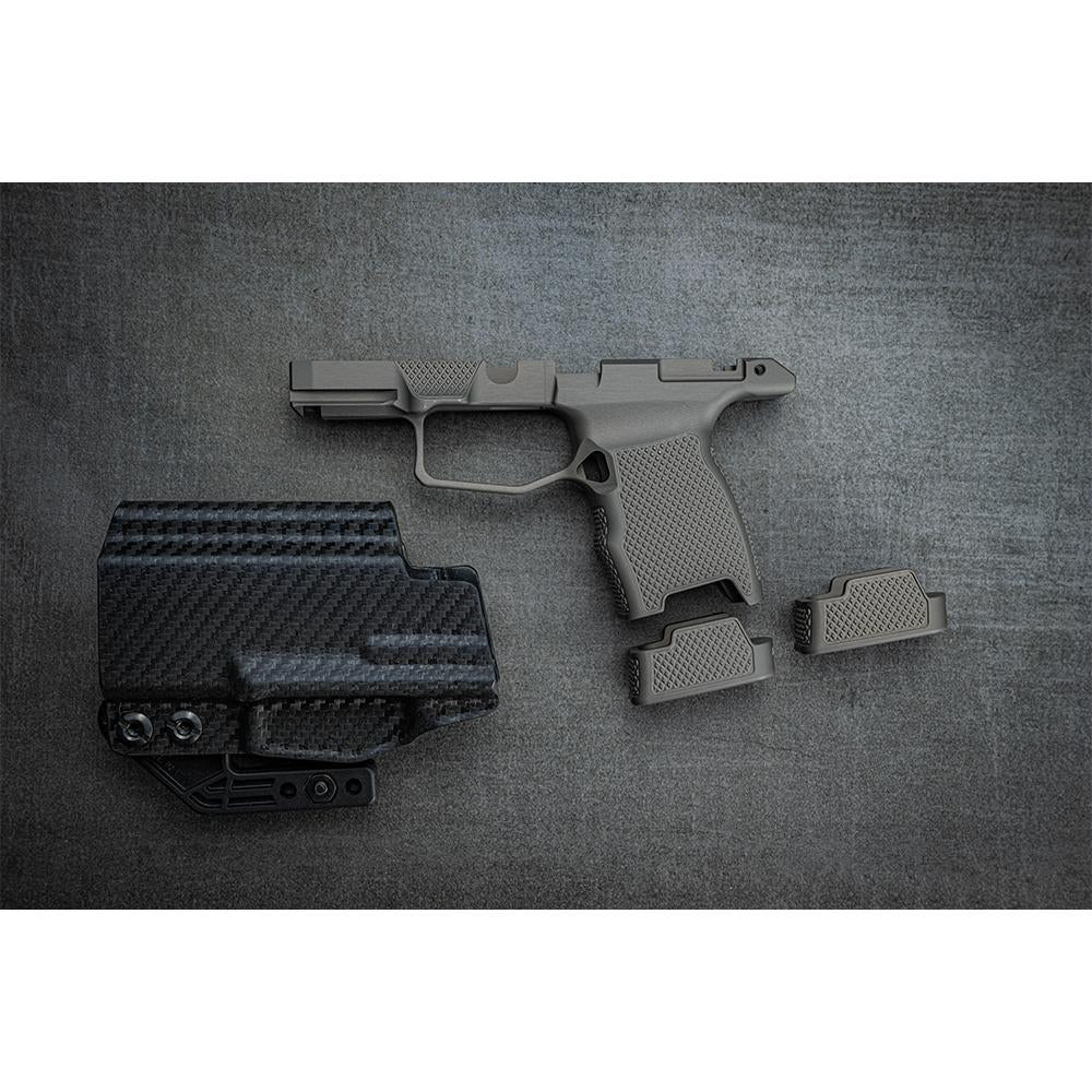Juggernaut JT P365 Grey Grip Module (No Safety) & Two 10rd XL Base Plates