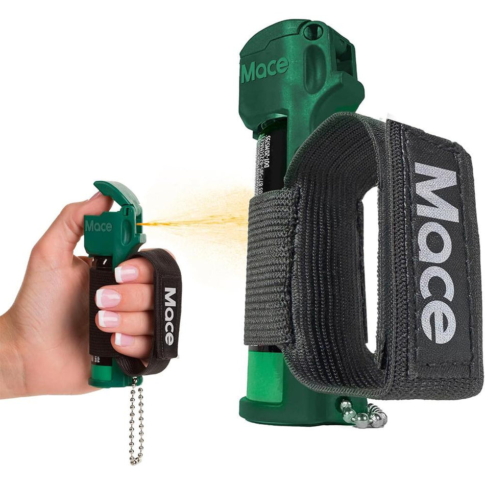 Mace Muzzle Dog Repellent Spray K9 Deterrent 10' Range with Hand Strap
