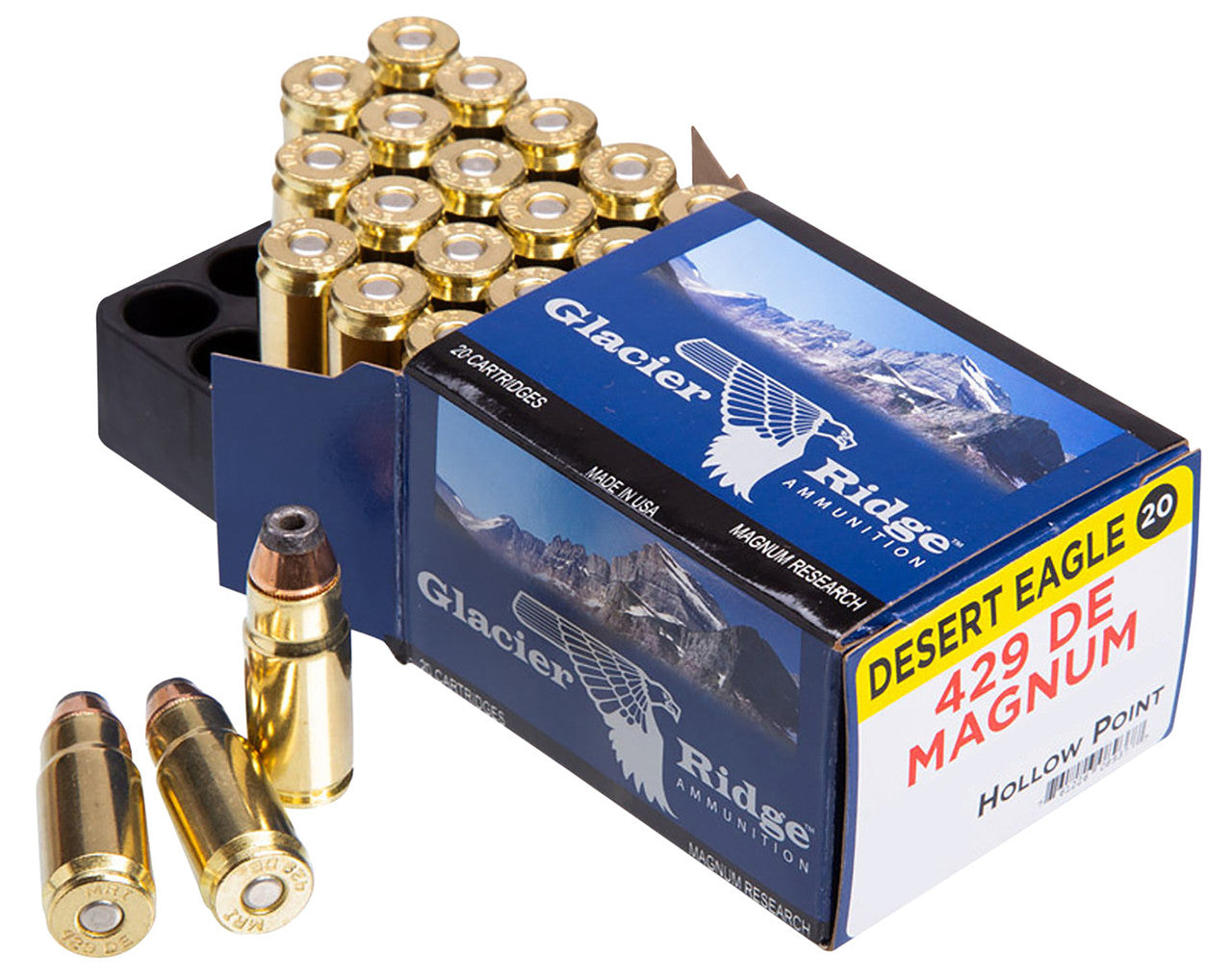 Magnum Research .429 DE Handgun Ammo Hollow Point Jacketed Hollow Point JHP 240 grain 