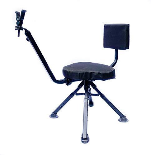 Benchmaster Ground Blind Chair 4-Leg Adjustable Shooting Chair 360 Silent Turn