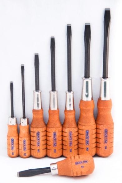 Grace USA Original 8 Pc Gun Care Hollow Ground Screwdriver Set