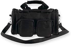 Bulldog Nylon Water-Resistant Range Bag with Strap Black