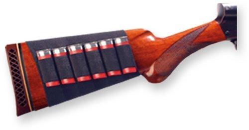 Shotgun Butt Stock Shell Carrier Holds 6 Shotgun Shells