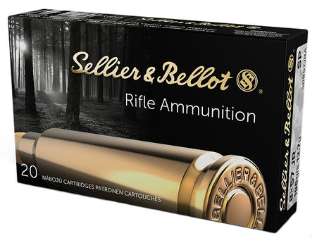 Sellier & Bellot (S&B) 8x57mm JRS SB857JRA Rimmed for Single Shot Only Soft Point SP 196 Grain
