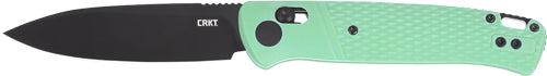 CRKT COUNTERPART 3.38" PLAIN EDGE AQUA CROSSBAR LOCK