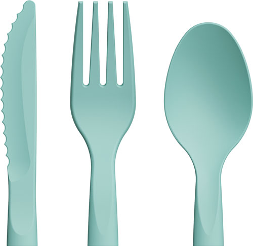 KA-BAR Lunch Pal Kit - Spoon, Fork & Knife with Lightweight Carrying Case