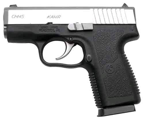 Kahr Arms CM4543 CM45 .45 ACP Pistol, 5+1, 3.30" Serrated Steel Barrel, Black Polymer Frame