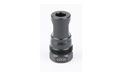 KAK Plan B Big Hole Muzzle Brake 1/2-28 Thread, .375 Bore Diameter, Nitride Finish, Black