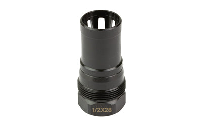 KAK Plan B A2 Flash Hider 1/2-28 Thread, .375 Bore Diameter, Plan B Compatible, Black Nitride