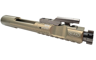 KAK Industry 425-0510-002 K-SPEC Low Mass BCG AR-15 556NATO/300BLK 9310 Bolt NP3 Cam Satin Gold Aluminum