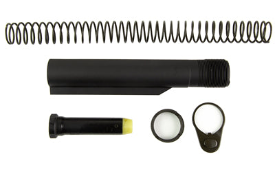 KAK Industry AR15-KT-003 Carbine Buffer Tube Kit Mil-Spec 6-Position 7075 Aluminum Anodized Black
