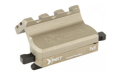 KDG Kinect M-LOK Offset Surefire Scout Light Mount, Brown KIN5-135-BRN