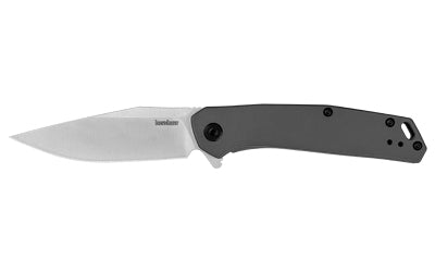 Kershaw 1405 ALIGN Assisted Open Folding Knife, 3.15" 8Cr13MoV Clip Point Blade, Satin Finish, Stainless Handle