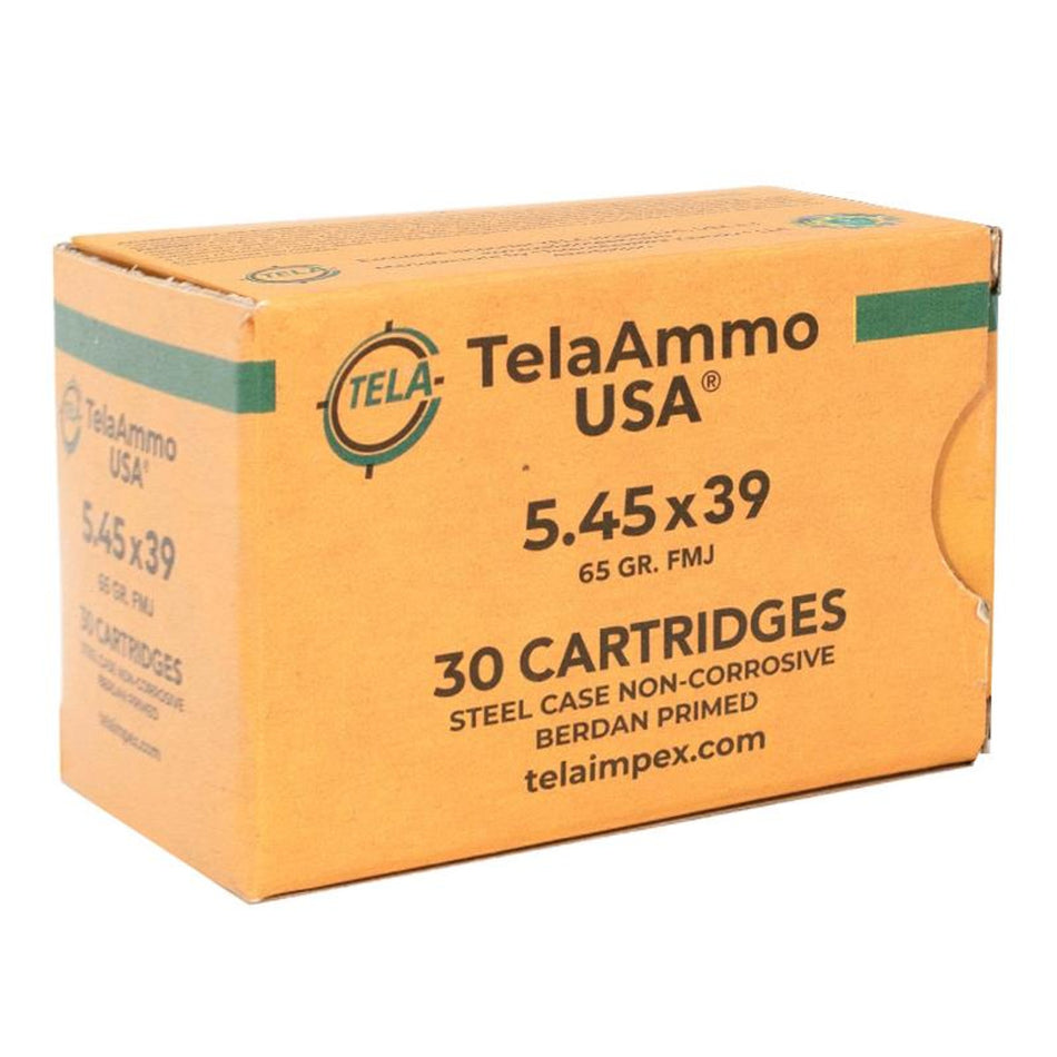 TelaAmmo 5.45x39mm 65gr FMJ Ammo