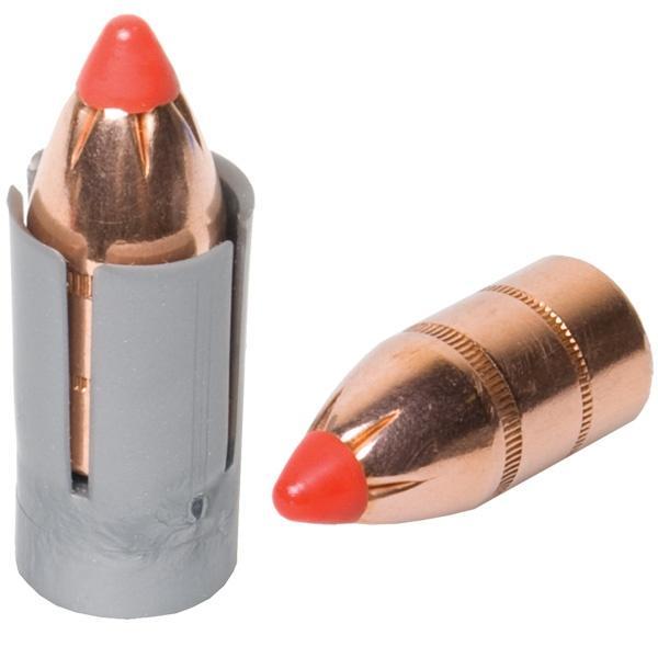 Hornady FTX 52 Cal 325gr Muzzleloader Bullets with Gray Sabot – 18 Count