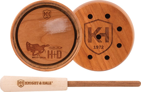 Knight & Hale HD Crystal Pot Turkey Call Cherry/Crystal