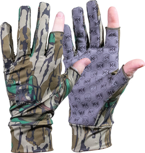 Knight & Hale Run N' Gun MO Greenleaf Camo Gloves