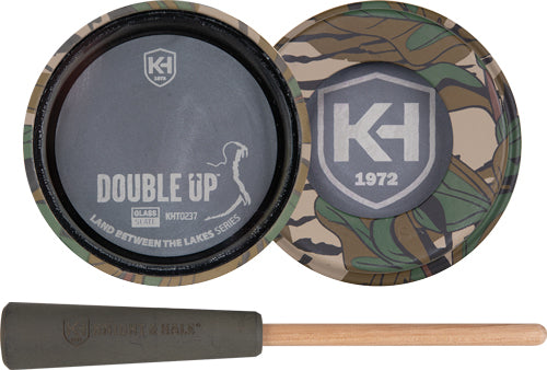 KNIGHT AND HALE DOUBLE UP POT CALL GLASS/SLATE MO GREENLEAF