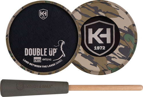 KNIGHT AND HALE DOUBLE UP POT CALL ALUMINUM/GLASS GREENLEAF