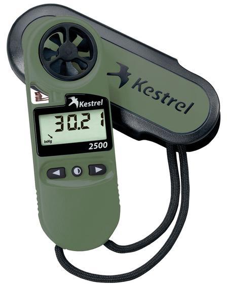 Kestrel 2500NV Digital Altimeter Weather Meter NV Backlight Olive Drab