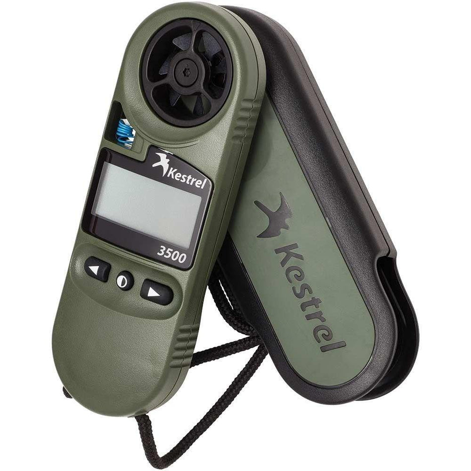 Kestrel 3500 NV Weather Meter and Psychrometer NV Backlight OD Green