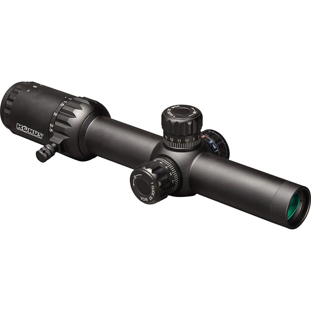 Konus KonusPro Event 1-10x24 30mm SFP Illuminated Circle-Dot Rifle Scope Black