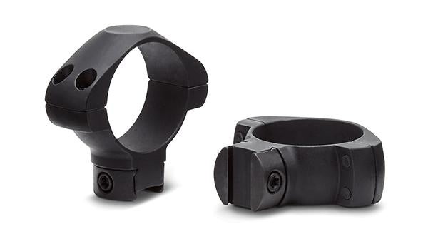 Konus Steel Scope Rings for Airgun & .22 Rails - 1 Inch Low Profile Black