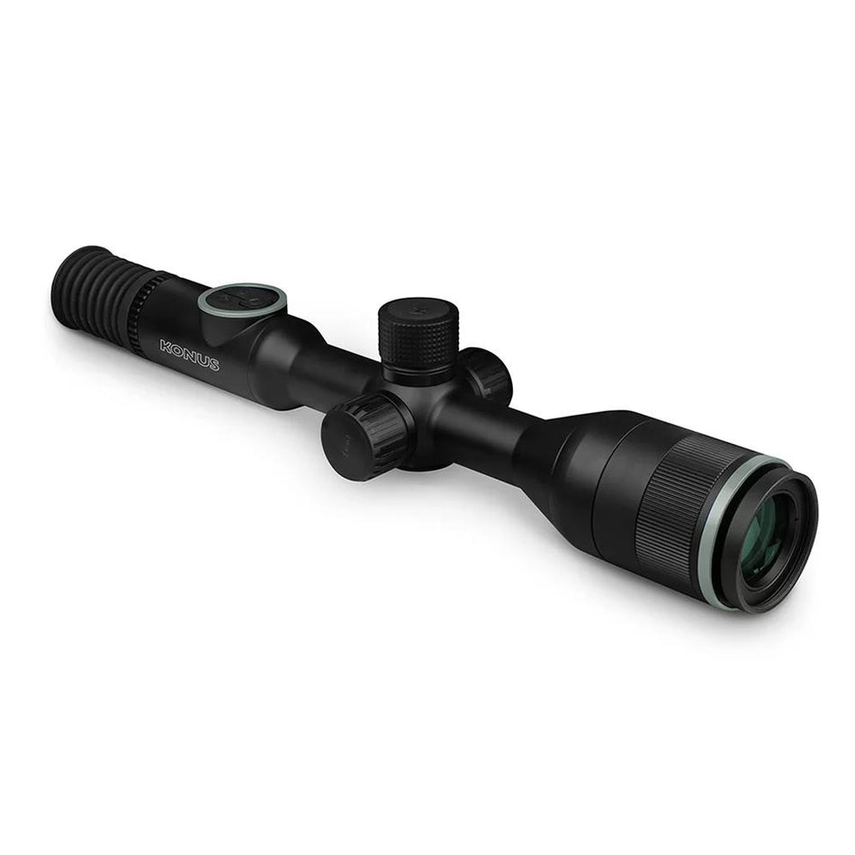 Konus Fiery-R 384x288 Thermal Rifle Scope 3.4x-13.6x with 10 Reticles and 6 Palettes Black