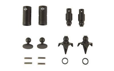 KNS Precision Snapfoot Modular Foot Adapter Kit, Fits Harris Bipods, Matte Black Finish Snapfoot-Harris Kit