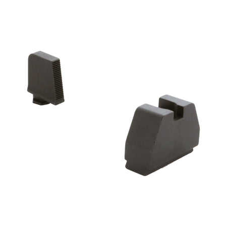 Ameriglo 8XL Tall Serrated Black .475 Front / Flat Black .578 Rear Handgun Sights – Glock