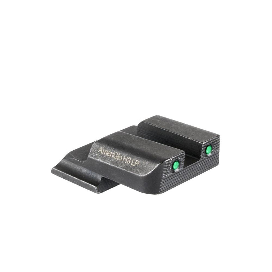 Ameriglo Green Tritium 2-Dot Black Outline Rear Sight for Smith & Wesson M&P