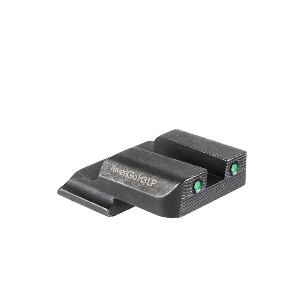 Ameriglo Green Tritium 2-Dot Black Outline Rear Sight for Smith & Wesson M&P Shield