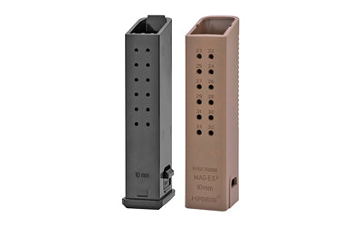 KRISS USA Inc 10mm Magazine Extension, FDE Finish, +18 Rounds, For Kriss Vector and Glock 20, 3 Pack KVA-MX2K10FD01