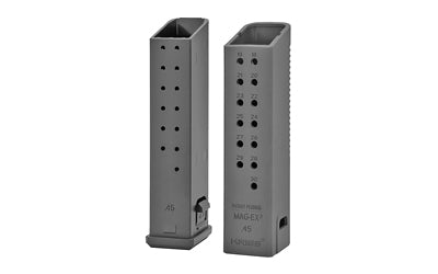 KRISS USA Inc 45 ACP Magazine Extension, Black Finish, +17 Rounds, For Kriss Vector and Glock 21, 3 Pack KVA-MX2K45BL01