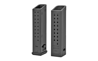 KRISS USA Inc 9mm Magazine Extension, Black Finish, +23 Rounds, For Kriss Vector and Glock 17, 3 Pack KVA-MX2K90BL01