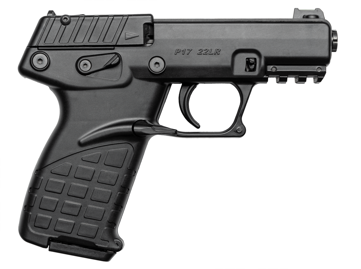 Kel-Tec P17 Compact .22 LR Pistol, 10+1, Black Threaded Barrel