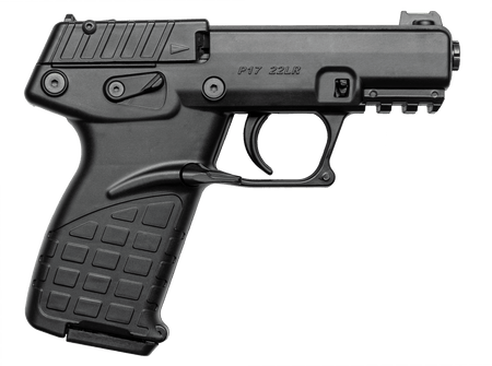 Kel-Tec P17 Compact .22 LR Pistol, 10+1, Black Threaded Barrel