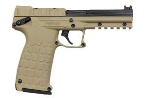 Kel-Tec PMR30 .22 WMR Pistol, Black/Tan Slide, Tan Polymer Frame, 30+1 Capacity