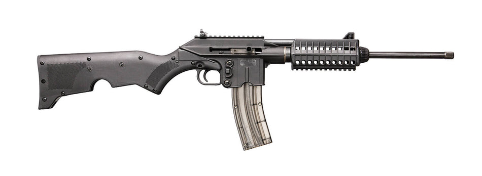 Kel-Tec SU-22CA .22 LR Rifle - 16.10" Barrel, 26+1 Capacity, Black Polymer Receiver, Fixed Stock