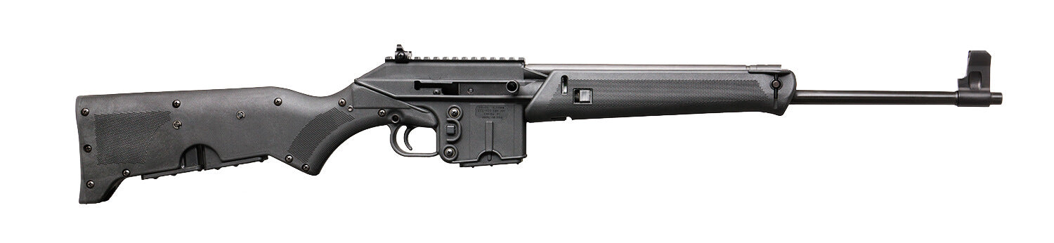 Kel-Tec SU16BLK SU-16 Sport Utility 5.56x45mm NATO Caliber with 18.50" Barrel, 10+1 Capacity, Black Metal Finish, Black Fixed Storage Compartment Stock Right Hand