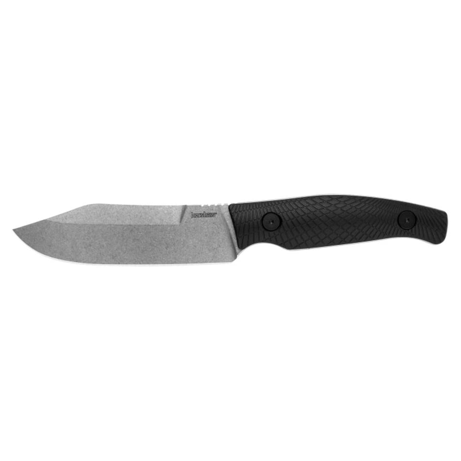 Kershaw Camp 5 4.75" Clip Point Fixed Blade Knife Black D2 Steel