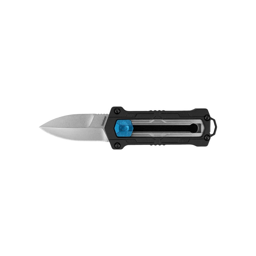Kershaw Kapsule 1-9/10" Spear Point Manual OTF Folding Knife Black