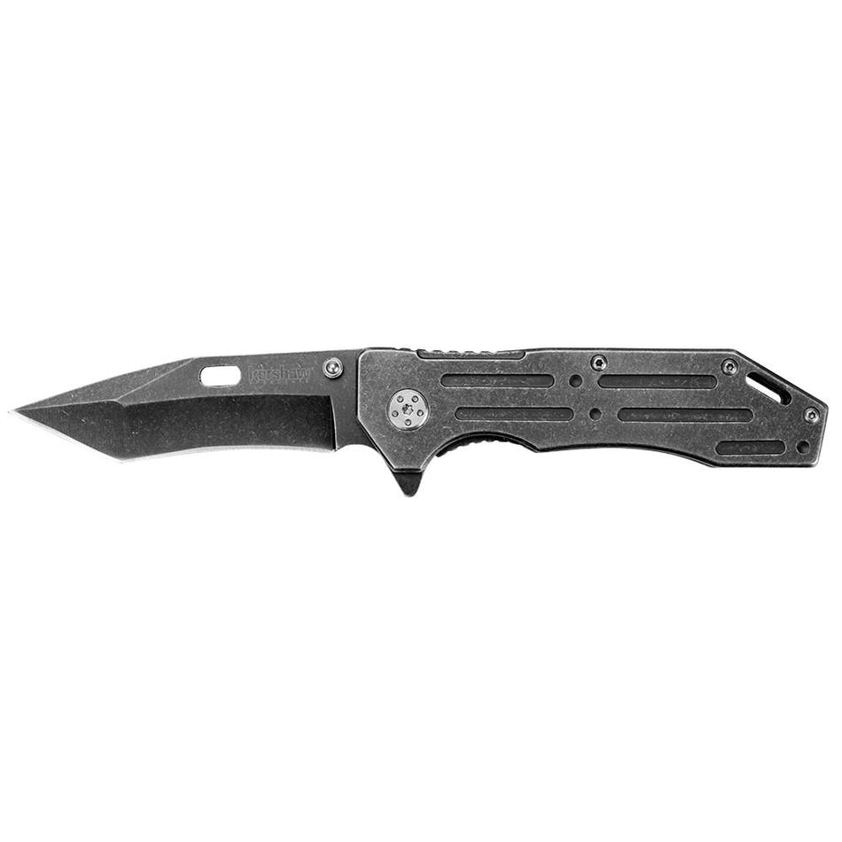 Kershaw Lifter SpeedSafe Folding Knife 3-1/2" Blackwash Tanto