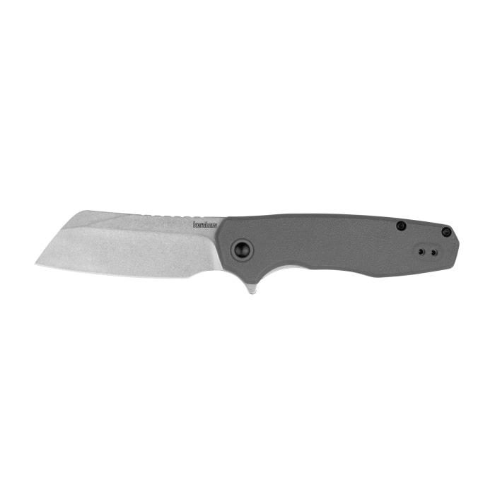 Kershaw Wharf Grey Folding Cleaver Pocket Knife 2.8 Inch Blade